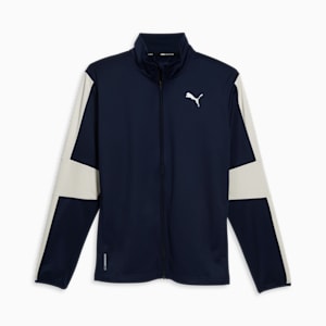 Chamarra para entrenar Blaster para hombre, PUMA Navy-Alpine Snow, extralarge