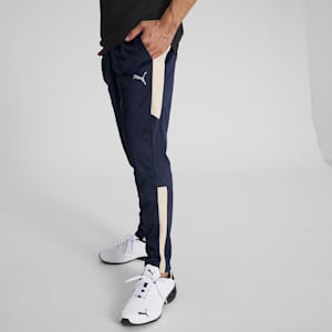 Pantalones de entrenamiento Blaster para hombre, PUMA Navy-Alpine Snow, extralarge