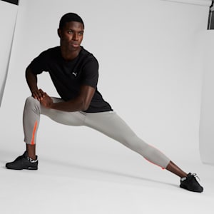 PUMA Blaster Men's Training Pants, Concrete Gray-Neon Sun, extralarge