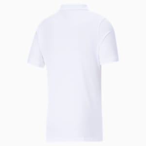 Camiseta tipo polo de piqué Essentials para hombre, Puma White-Cat, extralarge