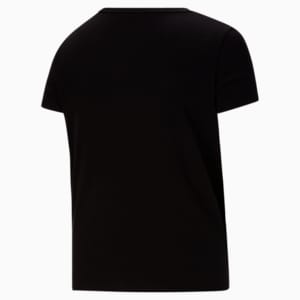 T-shirt à logo PL Essentials, femme, coton noir