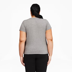 Essentials Women's Logo Tee PL, Light Gray Heather