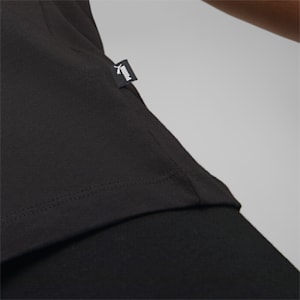 Camiseta Essentials con logo para mujer, Cotton Black, extragrande