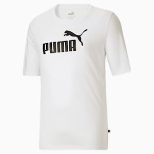 Essentials Men's Logo Tee BT, Puma White