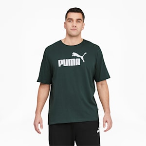 T-shirt à logo BT Essentials, homme, Pignons verts - Blanc Puma