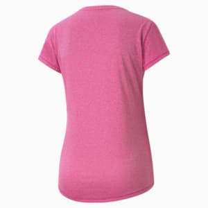 RTG Heather Logo Regular Fit Women's T-shirt, Festival Fuchsia