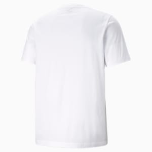 Essentials Logo Men's Tee, Puma White