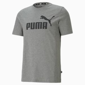 Essentials Logo Men's Tee, Medium Gray Heather