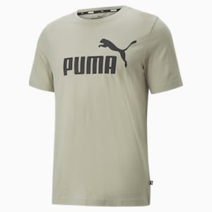 Essentials Men's Logo Tee, Pebble Gray