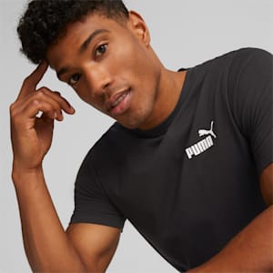 Essentials Small Logo Regular Fit Men's  T-shirt, Puma Black