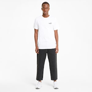 Essentials Small Logo Regular Fit Men's  T-shirt, Puma White