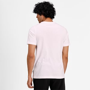 Essentials Small Logo Regular Fit Men's  T-shirt, Puma White-Puma White-Cat