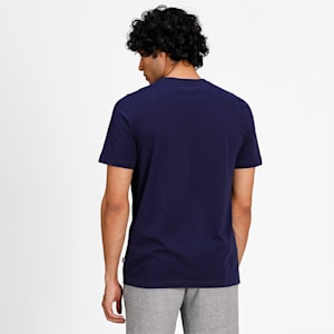 Essentials Small Logo Regular Fit Men's  T-shirt, Peacoat-Cat