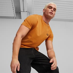 Essentials Small Logo Regular Fit Men's  T-shirt, Desert Clay