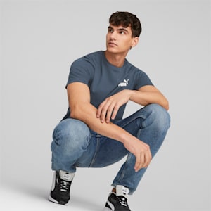 Essentials Small Logo Regular Fit Men's  T-shirt, Dark Night