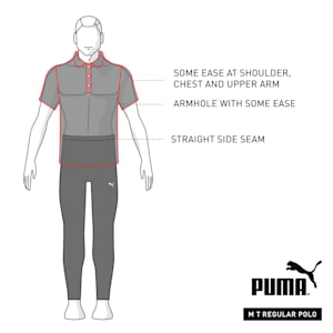 Essentials Pique Regular Fit Men's Polo Shirt, Puma Black, extralarge-IND