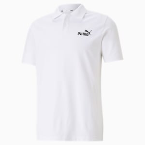 Essentials Pique Men's Polo Shirt, Puma White