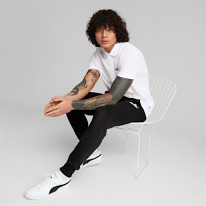 Essentials Pique Men's Polo Shirt, Puma White, extralarge-GBR