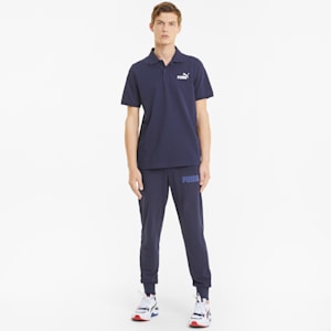 Pique Regular Fit Men's Polo Shirt, Peacoat, extralarge-IND