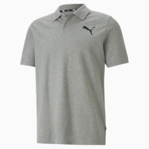 Essentials Pique Regular Fit Men's Polo Shirt, Medium Gray Heather-cat, extralarge-IND