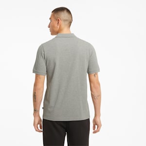 Essentials Pique Regular Fit Men's Polo Shirt, Medium Gray Heather-cat, extralarge-IND