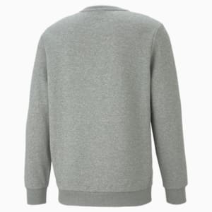 Essentials Big Logo Crew Neck Men's Sweater, Medium Gray Heather