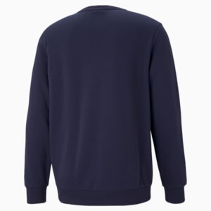 Essentials Big Logo Crew Neck Men's Sweater, Peacoat