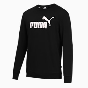 Big Logo Men's Sweatshirt, Puma Black, extralarge-IND