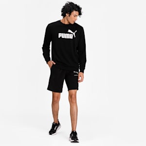 Big Logo Men's Sweatshirt, Puma Black, extralarge-IND