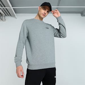 Small Logo Men's Sweatshirt, Medium Gray Heather, extralarge-IND