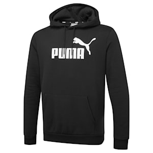 Essentials Big Logo Hoodie Men, Puma Black