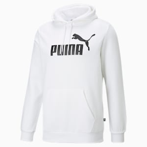 Essentials Big Logo Men's Hoodie, Puma White