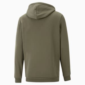 Essentials Big Logo Hoodie Men, Green Moss