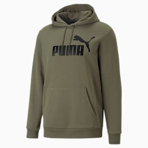 Essentials Big Logo Hoodie Men, Green Moss