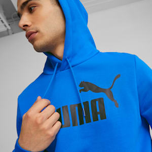 Sudadera con gorra con logotipo grande para hombre Essentials, Racing Blue, extralarge