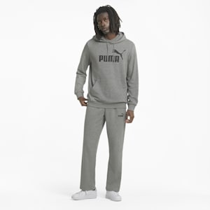 Big Logo Regular Fit Men's Hoodie, Medium Gray Heather, extralarge-IND