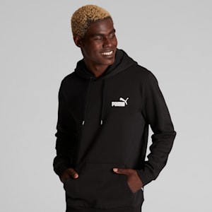 Sudadera con capucha para hombre Essentials Small Logo, Puma Black, extralarge