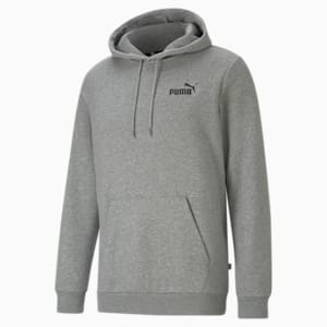 Sudadera con capucha para hombre Essentials Small Logo, Medium Gray Heather, extralarge