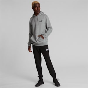 Essentials Small Logo Men's Hoodie, Medium Gray Heather, extralarge