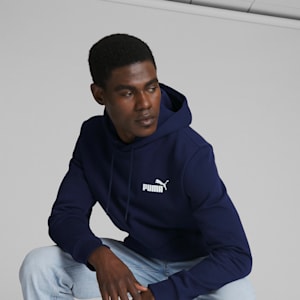 Essentials Small Logo Men's Hoodie, Peacoat