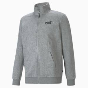 Men's Regular Fit Track Jacket, Medium Gray Heather, extralarge-IND