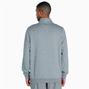 Men's Regular Fit Track Jacket, Medium Gray Heather, extralarge-IND