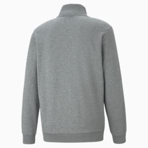 Essentials Regular Fit Men's Track Jacket, Medium Gray Heather, extralarge-IND