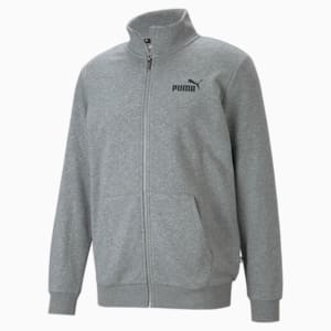 Men's Regular Fit Track Jacket, Medium Gray Heather, extralarge-IND