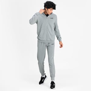 Men's Regular Fit Track Jacket, Medium Gray Heather, extralarge-IND