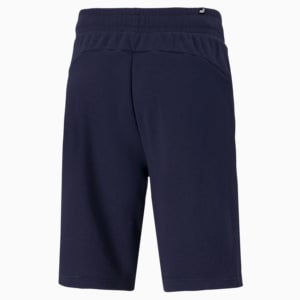 Essentials Regular Fit Knitted Men's Shorts, Peacoat, extralarge-IND