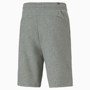 Men's Regular Fit Knitted Shorts, Medium Gray Heather-Cat, extralarge-IND