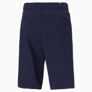 Essentials Regular Fit Knitted Men's Shorts, Peacoat-Cat, extralarge-IND