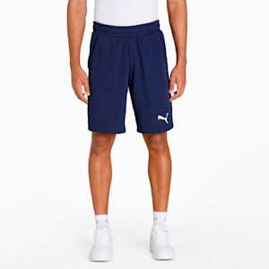 Essentials Regular Fit Knitted Men's Shorts, Peacoat-Cat, extralarge-IND