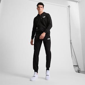 Essentials Logo Men's Sweatpants, Puma Black, extralarge
